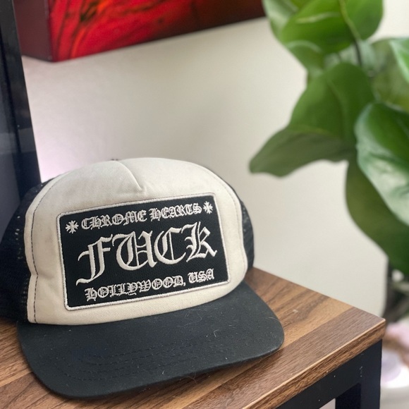 Authentic Chrome Hearts trucker hat. Will be dry cleaned when purchased:) - Picture 2 of 2